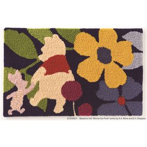 スミノエ DISNEY DMP-4030マット POOH／Talk MAT 50×80cm パープル 【日本製】
