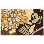 スミノエ DISNEY DMM-4033マット MICKEY／Petal MAT 50×80cm ベージュ 【日本製】