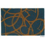 スミノエ DISNEY DMM-4040マット MICKEY／Blend line MAT 50×80cm ブルー 【日本製】