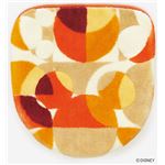 スミノエ DISNEY DTM-5004トイレフタ MICKEY／semicircle FUTA COVER 48×49cm レッド
