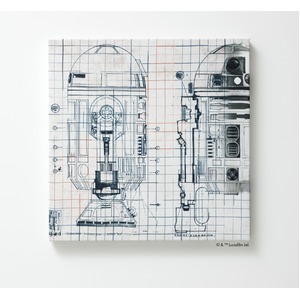 スミノエ スターウォーズ ファブリックパネル R2-D2 M906L 41×41cm 【日本製】
