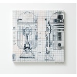 スミノエ スターウォーズ ファブリックパネル R2-D2 M906L 41×41cm 【日本製】