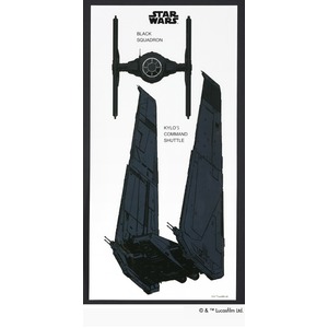 スミノエ スターウォーズ ウォールステッカー コマンドシャトル M914W 30×60cm 【日本製】