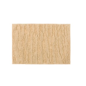 デザインライフ 今治タオル バスマット WOOD 35×50cm ベージュ 【日本製】
