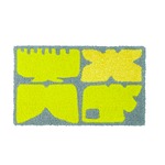デザインライフ 玄関マット 室内/屋内用 KAIGARA(カイガラ) 45×75cm グレー 【日本製】