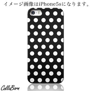 CollaBorn スマホカバー AQUOS PHONE ZETA（SH-01F） 「Dots（BK W）」