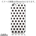 CollaBorn スマホカバー GALAXY S4（SC-04E） 「Dots（W BK）」