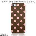 CollaBorn スマホカバー GALAXY S4（SC-04E） 「Dots[BR P]」