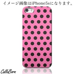 CollaBorn スマホカバー iPhone5／5s 「Dots（P BK）」