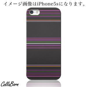 CollaBorn スマホカバー AQUOS PHONE ZETA（SH-01F） 「Three Line_Black」
