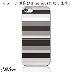 CollaBorn スマホカバー AQUOS PHONE ZETA（SH-01F） 「Border[WH x BK]」