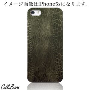 CollaBorn スマホカバー iPhone5／5s 「Reptiles leather07B」