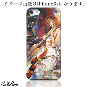 CollaBorn スマホカバー iPhone5／5s 「油絵[チェロを弾く女]」