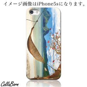 CollaBorn スマホカバー iPhone5／5s 「景[南の島とハンモック]」