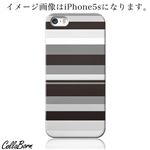 CollaBorn スマホカバー iPhone5c 「Border[WH x BK]」
