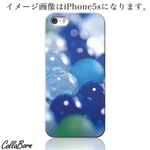CollaBorn スマホカバー Xperia Z1 f （SO-02F） 「Bluish Marbles」