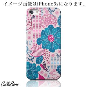 CollaBorn スマホカバー Xperia Z1（SO-01F） 「Floral patterns02B」