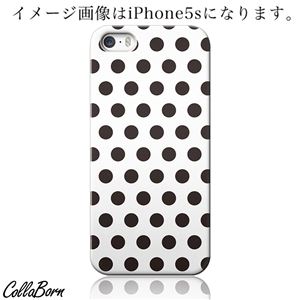 CollaBorn スマホカバー Xperia Z1（SO-01F） 「Dots（W BK）」
