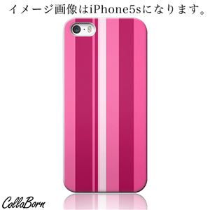 CollaBorn スマホカバー Xperia Z1（SO-01F） 「Stripe[PK x WH]」