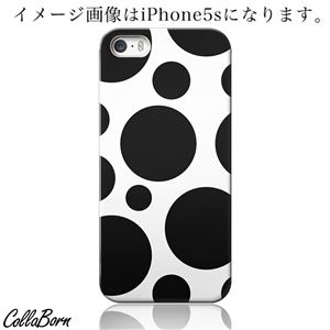 CollaBorn スマホカバー Xperia Z1 f （SO-02F） 「Dots（Black）」