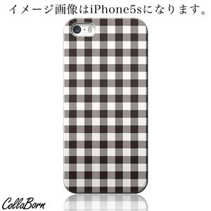 CollaBorn スマホカバー AQUOS PHONE ZETA（SH-01F） 「Gingham check_Black」