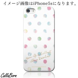 CollaBorn スマホカバー iPhone5c 「Rainbow dots」