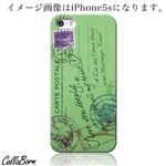 CollaBorn スマホカバー iPhone5c 「CARTE POSTALE_GRN」
