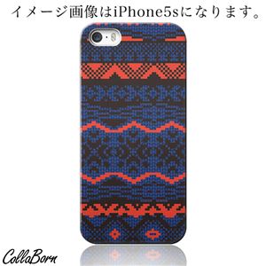 CollaBorn スマホカバー GALAXY S4（SC-04E） 「Fair IsleBai_Black」