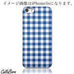 CollaBorn スマホカバー iPhone5c 「Gingham check_Blue」
