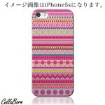 CollaBorn スマホカバー Xperia Z1 f （SO-02F） 「Nordic Border_Pink」