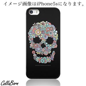 CollaBorn スマホカバー Xperia Z1（SO-01F） 「Flower Skull」