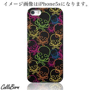 CollaBorn スマホカバー Xperia Z1 f （SO-02F） 「Marble Skull」