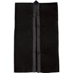 （まとめ）アーテック サテンロングハッピ 黒 L（ハチマキ付） 【×10セット】