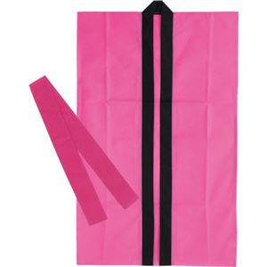 （まとめ）アーテック ロングハッピ不織布 桃 J（ハチマキ付） 【×30セット】