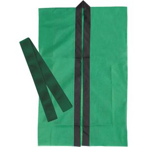 （まとめ）アーテック ロングハッピ不織布 緑 S（ハチマキ付） 【×30セット】