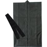 （まとめ）アーテック ロングハッピ不織布 黒 S（ハチマキ付） 【×30セット】