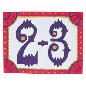 （まとめ）アーテック ゼッケン 【×50セット】
