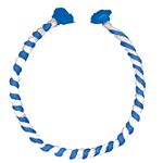 （まとめ）アーテック ねじりはちまき 青／白 【×30セット】