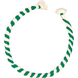 （まとめ）アーテック ねじりはちまき 白／緑 【×30セット】