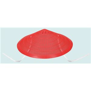 （まとめ）アーテック 創作花笠（ひも付）赤 【×30セット】
