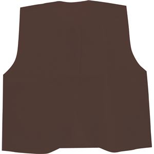 （まとめ）アーテック 衣装ベース J ベスト 茶 【×30セット】