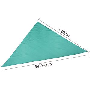 （まとめ）アーテック カラースカーフ三角型 緑 【×15セット】