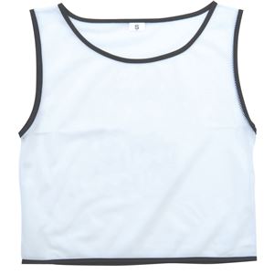 （まとめ）アーテック チームベスト 小（無地） 白 【×15セット】