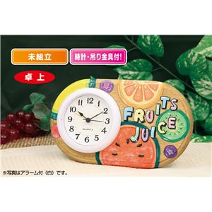 （まとめ）アーテック コンパクト2WAYクロック（アラーム付）ゴールド 【×10セット】