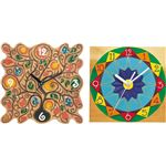 （まとめ）アーテック 木彫時計セット 小 桂 【×5セット】