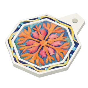 （まとめ）アーテック 木彫八角なべしき 【×10セット】