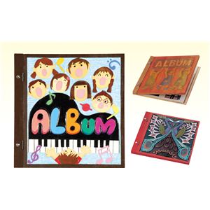 （まとめ）アーテック 木彫アルバム（しな） 【×5セット】