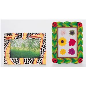 （まとめ）アーテック 木彫写真立て（しな） 【×15セット】