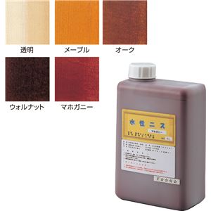 （まとめ）アーテック 水性カラーニス（ウォルナット）1L 【×5セット】