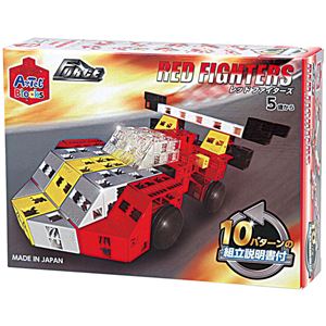 （まとめ）アーテック Artecブロック RED FIGHTER 【×5セット】